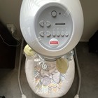 Fisher-price Baby Swing Plush Seat Music Adjustable Speeds Toys White Gray