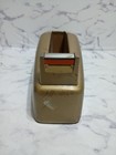 3m Scotch Heavy Duty Double Tape Dispenser C-23 Gold Vtg