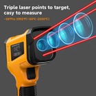 -58  f To 3992  f High-temp Infrared Temperature Gun  Industrial Laser Thermome   
