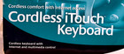 Logitech Cordless   Wireless Itouch Keyboard In Original Box