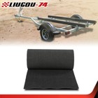 Black Ribbed Bunk Carpet   Marine Boat Trailer Runners   Outdoor - 12  X 12 
