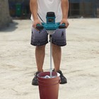 1400w Electric Concrete Mixer 6-speed Handheld Corded 110v Blue
