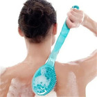 Long Handle Bath Body Brush Soft Back Shower Exfoliating Skin Scrubber Massager
