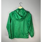 Nike Windbreaker Jacket Youth Medium Green Full Zip Hooded Mesh Lined