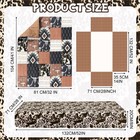 3 Pcs Western Cowboy Baby Crib Bedding Western Quilt Fitted Sheet Skirt Soft    