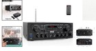 Upgraded 250w Bluetooth Karaoke Home Audio Amplifier W  Echo   Remote Control