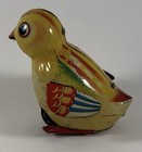 Vintage Tin Wind-up Chick Bird Toy Made In Japan Age 4-7