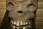 Rare Old Ekoi Ejagham Ancestor Clay Modeled Trophee Skul Begin 20 Th C Not Congo