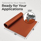 Red Fiber Reinforced Silicone Rubber Sheet 60a 1 32 X 24 X 48 Inch Made In Usa