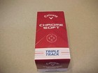 New 25 2 Ball Packs  50 Golf Balls Callaway Chrome Soft X  4  Dozen Triple Track