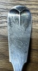 American Coin Silver Serving Spoon B pitman New Bedford Mass 1820-1870 Monogram 