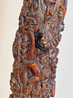 Antique Statue Bali Carving Scenes From Ramayana Late 19th  early 20th Century