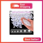 Euddty 200pcs Flatback Pearls For Crafting Nail Art Half Round Pearls Bulk For J