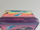 Vintage Lisa Frank Max Splash Metal Tin Box 7x5 Orca Dolphin Penguins 90s