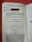 Vintage 1934 Passport United States Of America