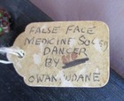 Vintage Native American Iroquois False Face Medicine Dacer Corn Husk Doll