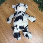 Jellycat Bashful Calf Cow 12  Black White Stuffed Animal Plush P125