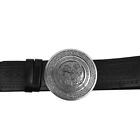 Celtic Hounds Pewter Kilt Belt Buckle - Made In Scotland