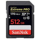Sandisk Sd Cards 16gb 32gb 64gb 128gb 256gb Extreme Pro Ultra Memory Cards Lot