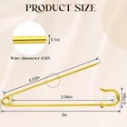 Extra Large Safety Pins Heavy Duty  5 In Gold Big Safety Pins  10 Pcs Giant     