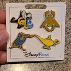 Disney Parks Aladdin Themed Booster Pin Set 4 New  y8 