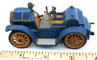 Antique Schuco W germany 1913 Mercer Type 35j Wind Up Car No Key Micro Racer Blu