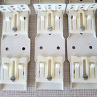 18 Kirsch 5  Push-in Drapery Single Traverse Rod End Brackets 3315025 Cream Lot