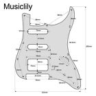 Musiclily 4ply White Pearl Pre-wired Loaded Hss Pickguard For Strat St Guitar
