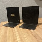 Vtg Pair Of Paul Evans Style Brutalist Mid Century Modern Bookends Matina Usa