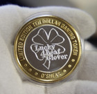 O shea s Las Vegas Nv  Casino  10 Gaming Token  999 Fine Silver Strike   