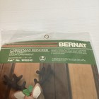 Bernat Christmas Reindeer Felt Craft Door Ornament No  W00240 New Sealed