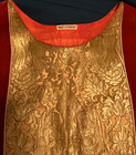 4 Pc Gold Metallic Brocade Catholic Priests Chasuble Deacons Dalmatic Set France