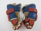 Vtg Canadien Hg960 Montreal Candiens Leather Nhl Pro Stock Hockey Gloves 14 