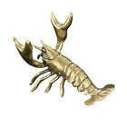 Brass Lobster Pen Holder   Creative Vintage Lobster Desk Ornament Gift