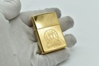 Zippo - Uss Independence Lighter  1993  Gold  New  Never Fired  Niagara Insert