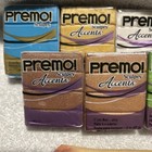 Many New  Sculpey Premo Accents Clay Bars  2oz  Various Colors  3 Tools Incl 