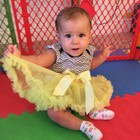 New Girls 0-9 Mo Yellow Pettiskirt Tutu  Infant Newborn Baby Skirt