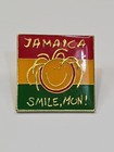 Jamaica Travel Souvenir Lapel Pin Smile  Mon 