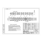  50 Roller Chain X 10 Feet   2 Connecting Links   Same Day Expedited Shipping