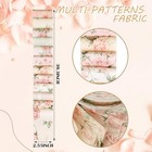  40 Pcs Pink Floral Fabric Jelly Fabric For Quilting Patchwork Vintage Rose