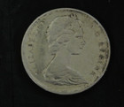 1965 Canadian Silver Dollar Elizabeth Ii  Higher Grade  800 Silver