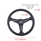 14  Black Golf Cart Steering Wheel For Ezgo Rxv Txt Yamaha And Club Car Carts