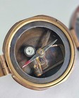 Stanley London Brass Prismatic Survey Compass W  Sine Table Bubble Level And Box