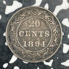 1894 Newfoundland 20 Cents Lot n1387 Silver 