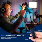 2-pack Led Photography Studio Light For Video Film Recording With Tripod Stand
