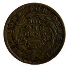 1837 Hard Times Token Millions For Defence Not One Cent For Tribute