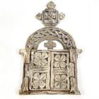 3 Panel Metal Painted Coptic Icon Ethiopia