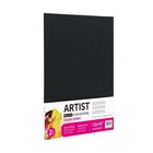 100  Cotton Acid Free Black Canvas  12 x16   2 Pieces  Academic Canvas  
