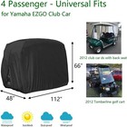 Golf Cart 2 Passenger Heavy Duty Storage Cover For Club Car L Ezgo