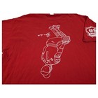 Ozzie Smith Famous Backflip Shirt Red Size Xl St Louis Cardinals Mlb Phillips 66